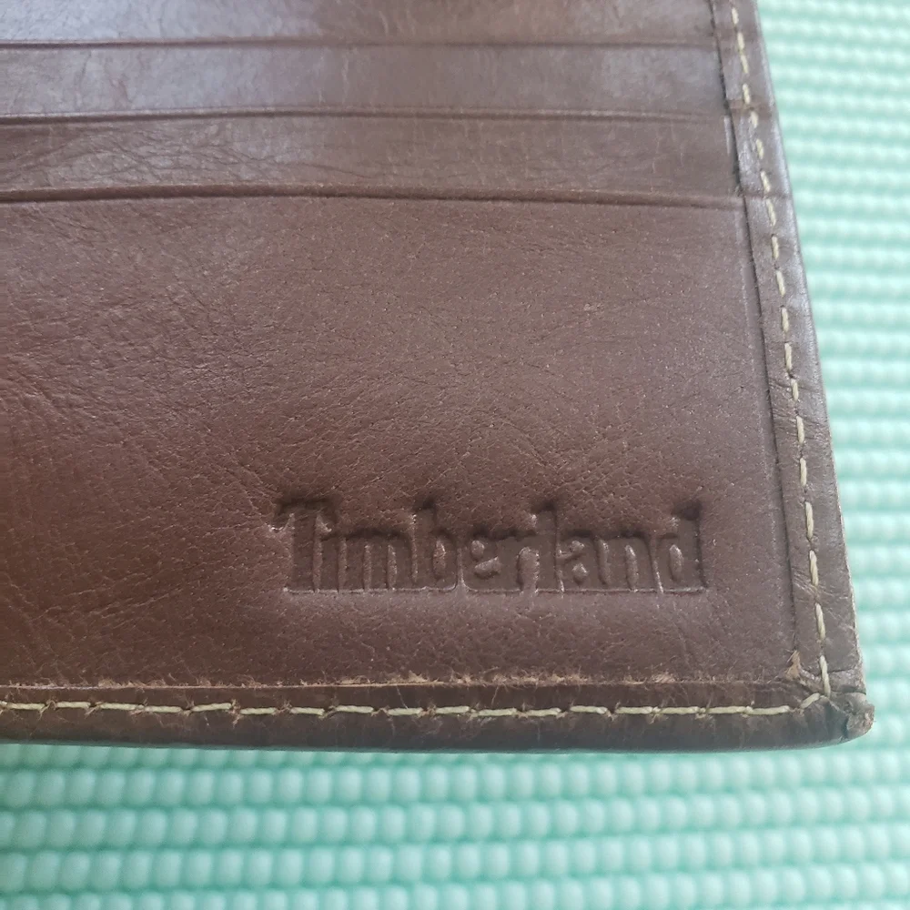 Timberland Passcase Wallet Dakota Leather Dark Brown